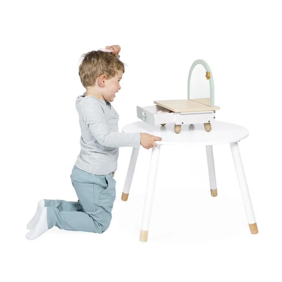 Janod Coiffeuse de table en bois Licorne* Beauté