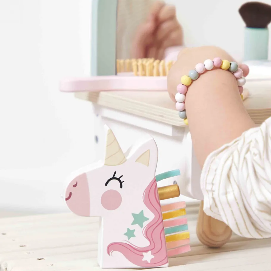 Janod Coiffeuse de table en bois Licorne* Beauté
