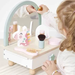 Janod Coiffeuse de table en bois Licorne* Beauté
