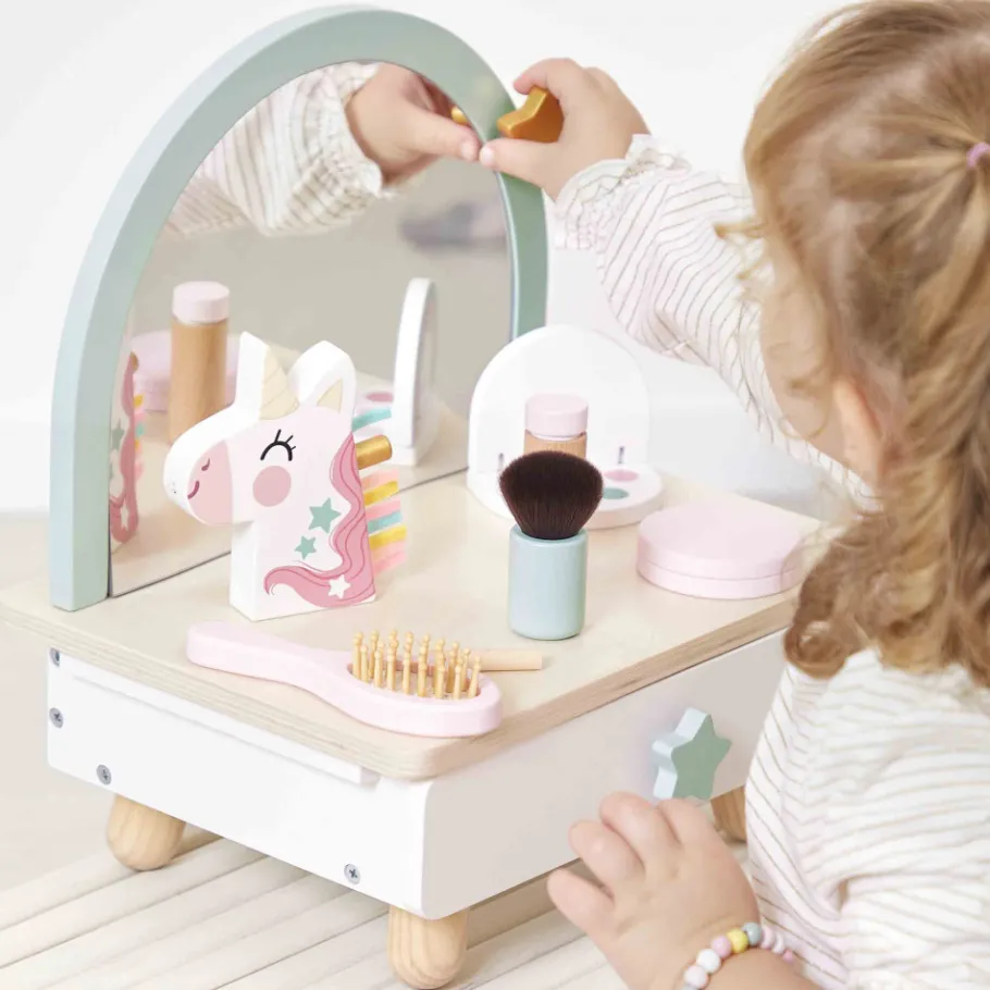 Janod Coiffeuse de table en bois Licorne* Beauté