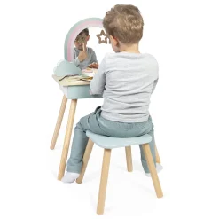 Janod Coiffeuse en bois et accessoires Licorne* Tables & Mobilier|Beauté