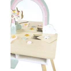 Janod Coiffeuse en bois et accessoires Licorne* Tables & Mobilier|Beauté