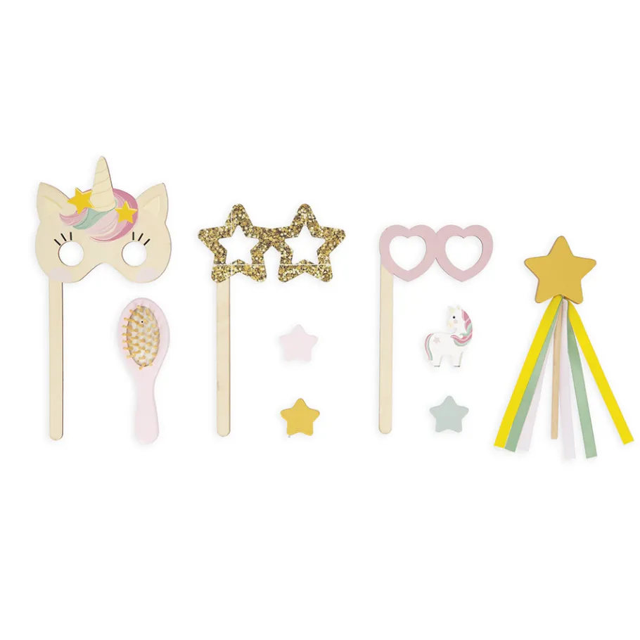 Janod Coiffeuse en bois et accessoires Licorne* Tables & Mobilier|Beauté