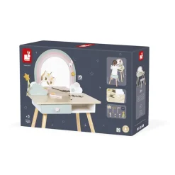 Janod Coiffeuse en bois et accessoires Licorne* Tables & Mobilier|Beauté