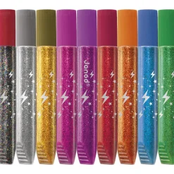 Janod Colle à Paillettes x9 tubes* Peinture Par Numéro & Coloriage|Tampons & Papeterie