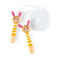 Janod Corde à Sauter Lapin Happy Garden (bois)* Sports & Activités D'Extérieur