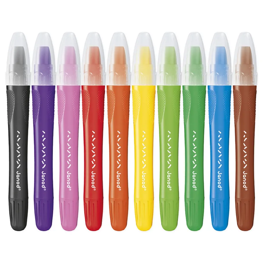 Janod Crayons Gel x10* Peinture Par Numéro & Coloriage