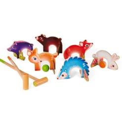 Janod Croquet Animaux de la Forêt (bois)* Sports & Activités D'Extérieur