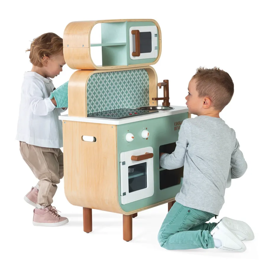Janod Cuisine double face Cooker Reverso (bois)* Cuisines, Dinettes & Marchandes