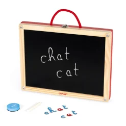 Janod Essentiel - Mallette de Lettres Cursives 4 en 1* Jeux Éducatifs Primaire|Jeux Éducatifs Chiffres & Lettres