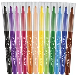 Janod Feutres Longue Durée x12* Peinture Par Numéro & Coloriage