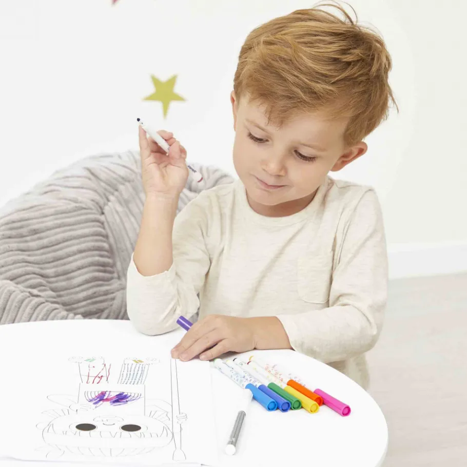 Janod Feutres Magiques x10* Peinture Par Numéro & Coloriage