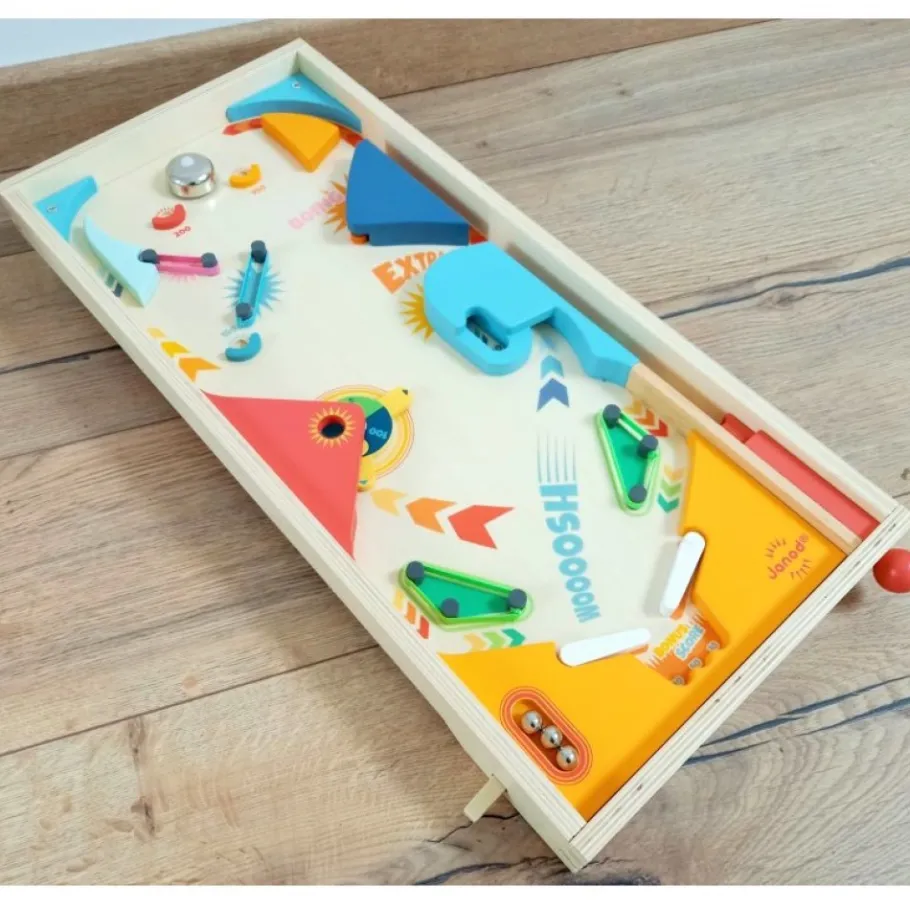Janod Flipper en bois* Jeux De Lancer