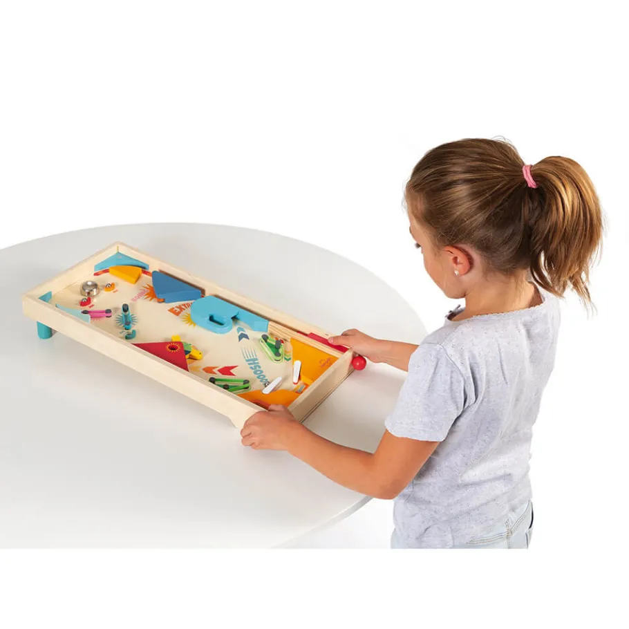 Janod Flipper en bois* Jeux De Lancer