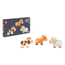 Janod Funny Magnet - Ferme (bois)* Jouets Magnétiques