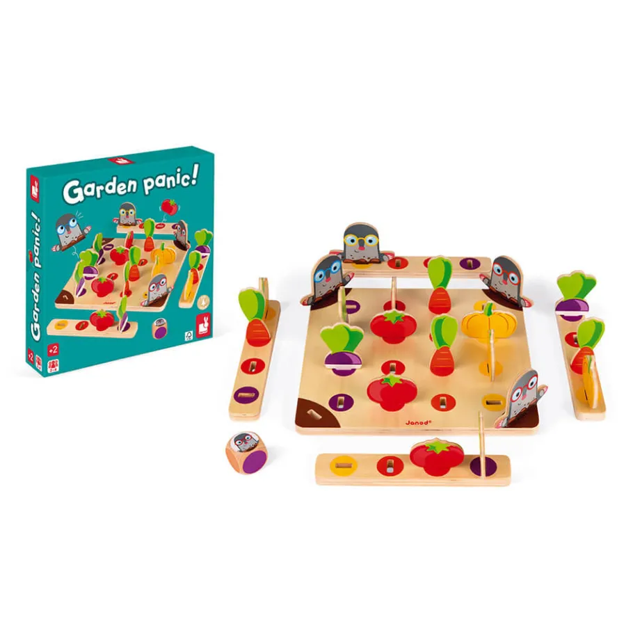 Janod Garden Panic ! (bois)* Jeux De Rapidité & De Stratégie