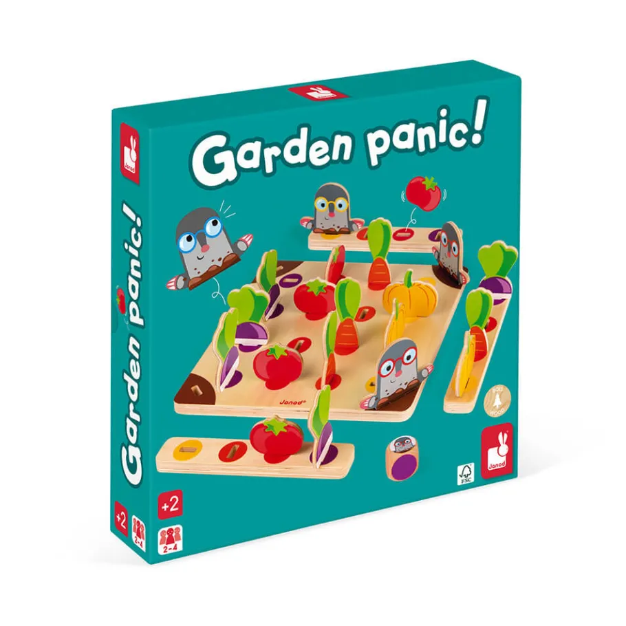 Janod Garden Panic ! (bois)* Jeux De Rapidité & De Stratégie