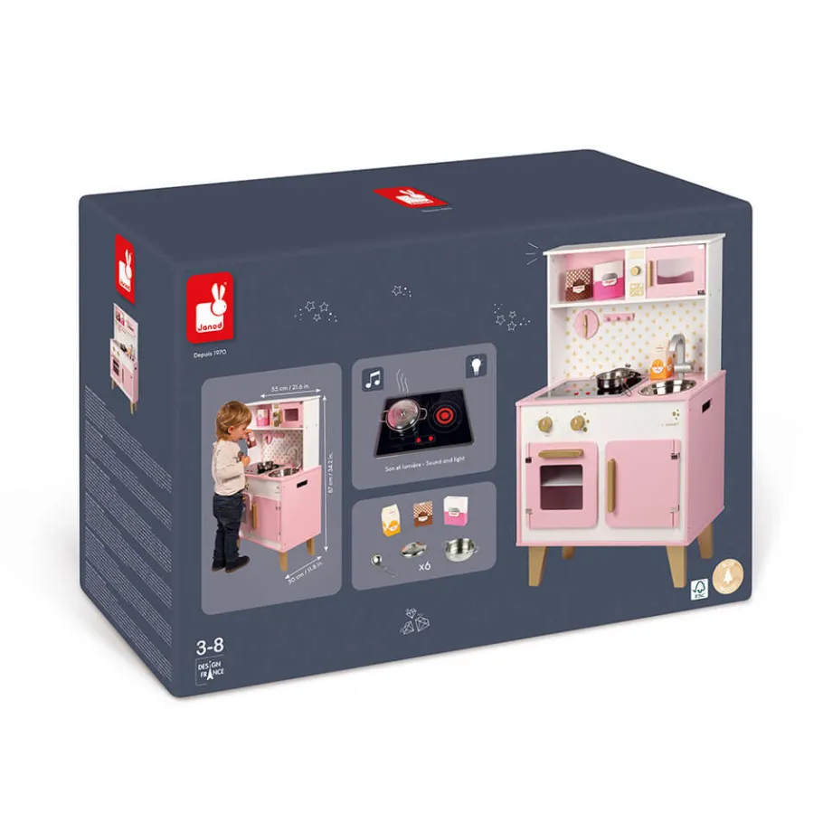 Janod Grande Cuisine Candy Chic (bois)* Cuisines, Dinettes & Marchandes