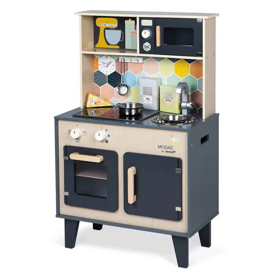 Janod Grande Cuisine Mozaïc en bois* Cuisines, Dinettes & Marchandes