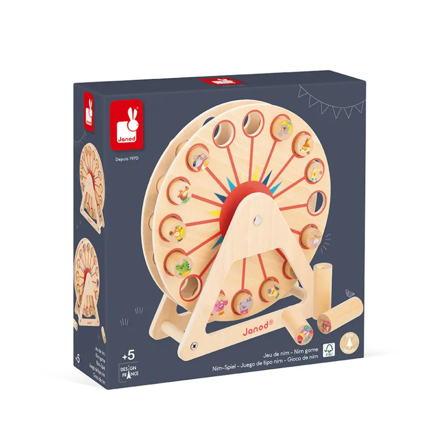 Janod Grande Roue en Folie Applepop* Jeux De Rapidité & De Stratégie