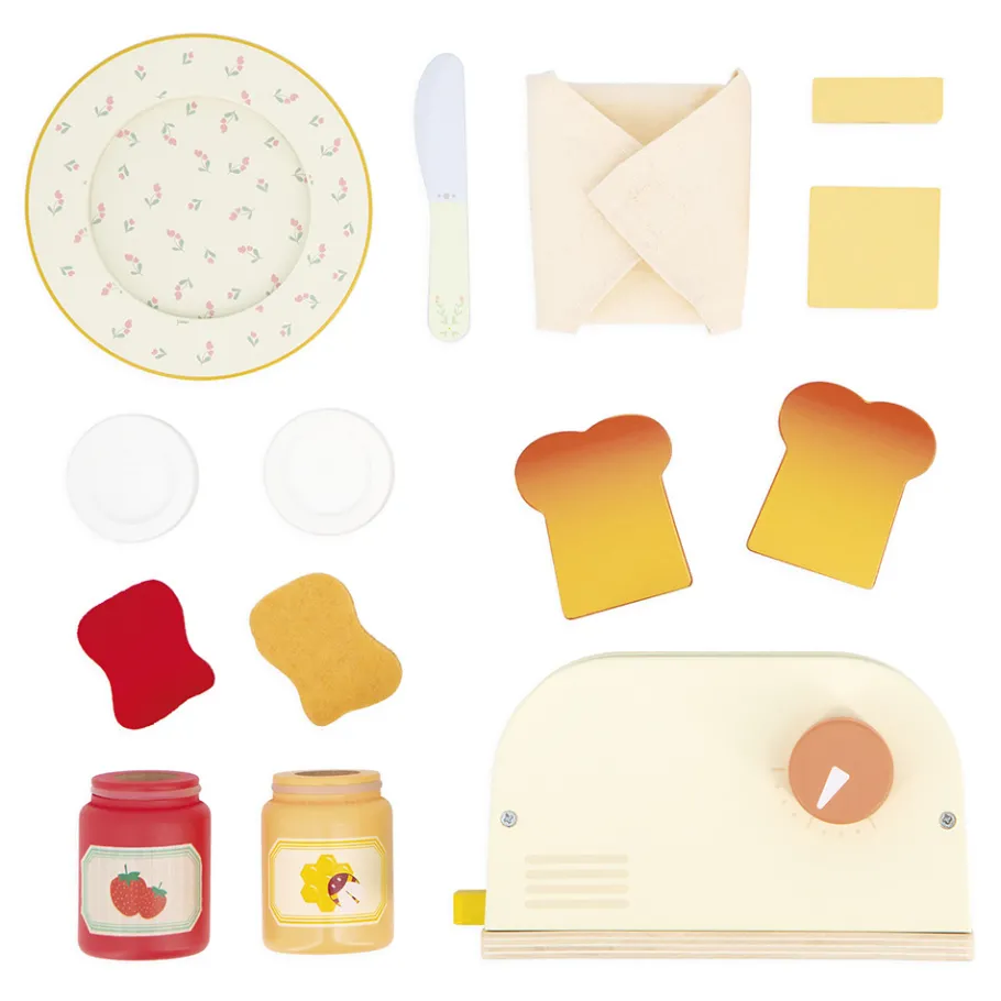 Janod Grille Pain et accessoires Mamie Soleil* Cuisines, Dinettes & Marchandes