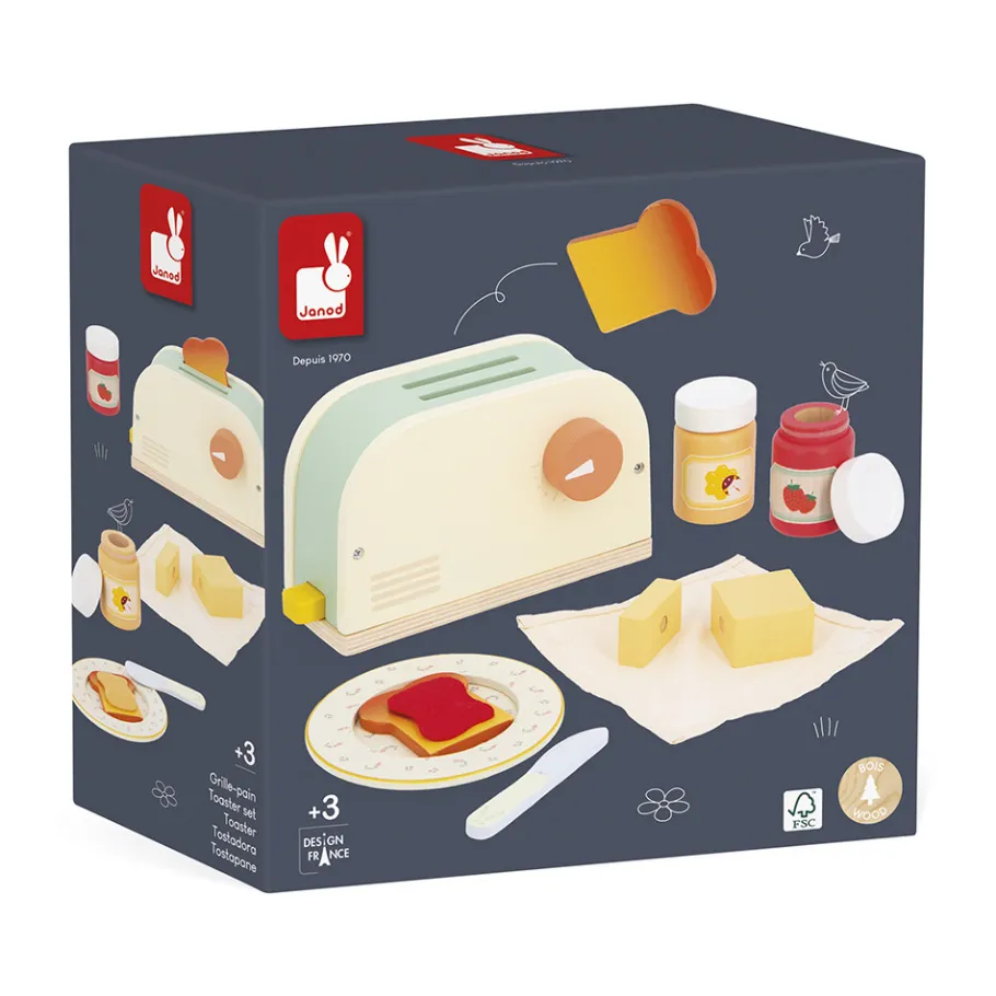 Janod Grille Pain et accessoires Mamie Soleil* Cuisines, Dinettes & Marchandes