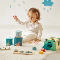 Janod Box - 12 mois* Jouets Musicaux|Puzzles En Bois Premier Âge