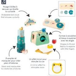 Janod Box - 12 mois* Jouets Musicaux|Puzzles En Bois Premier Âge