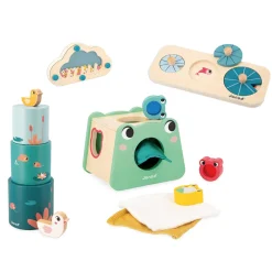 Janod Box - 12 mois* Jouets Musicaux|Puzzles En Bois Premier Âge