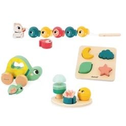 Janod Box - 18 mois* Jouets Musicaux|Puzzles En Bois Premier Âge