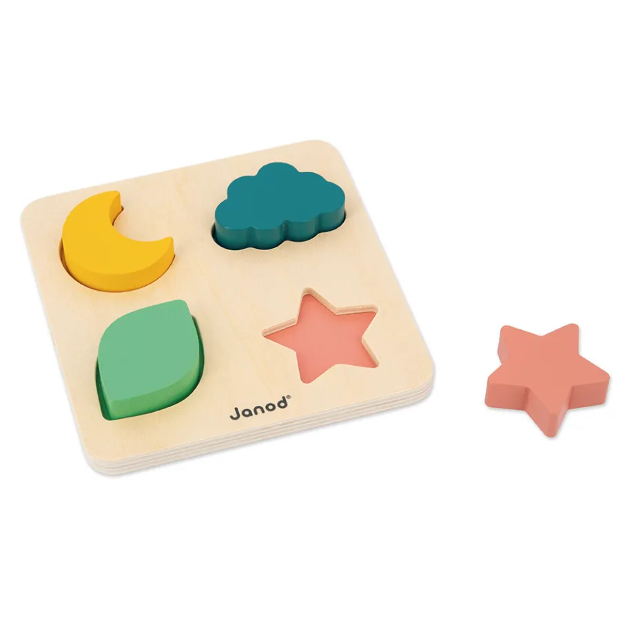 Janod Box - 18 mois* Jouets Musicaux|Puzzles En Bois Premier Âge