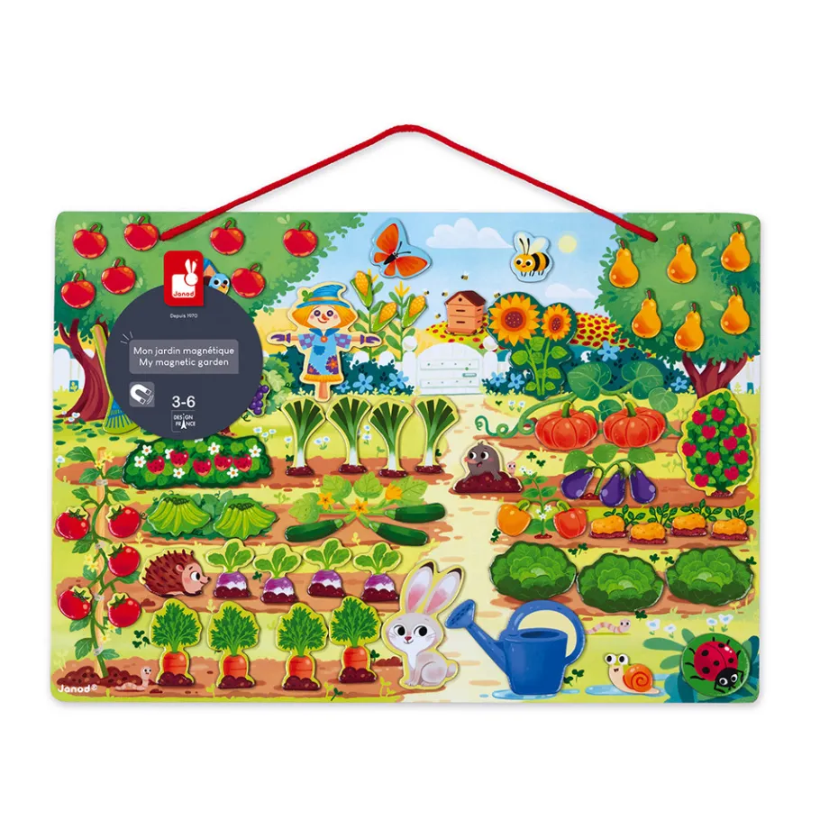 Janod Jardin magnétique (bois)* Jeux Éducatifs Magnétiques