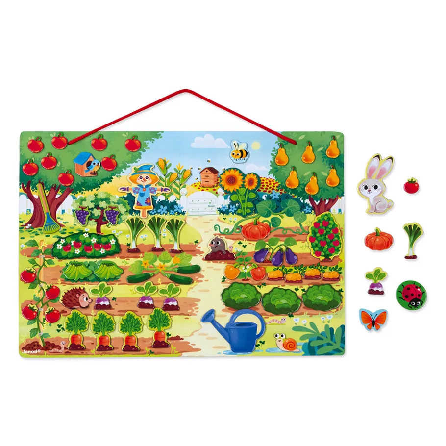 Janod Jardin magnétique (bois)* Jeux Éducatifs Magnétiques