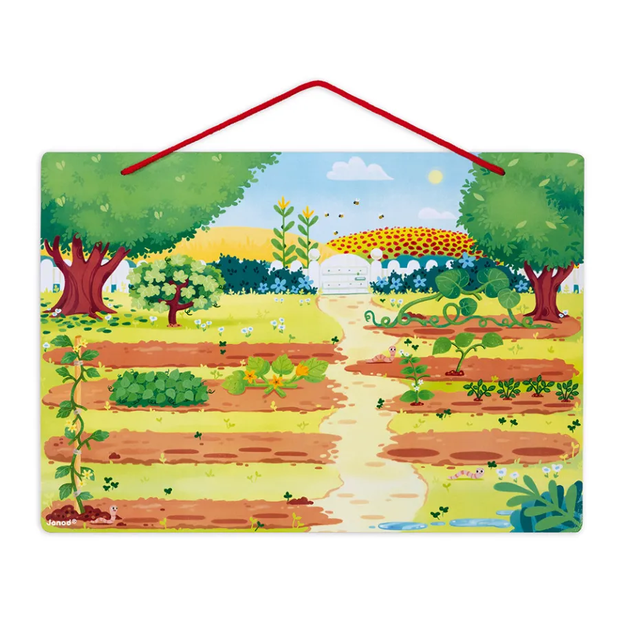 Janod Jardin magnétique (bois)* Jeux Éducatifs Magnétiques
