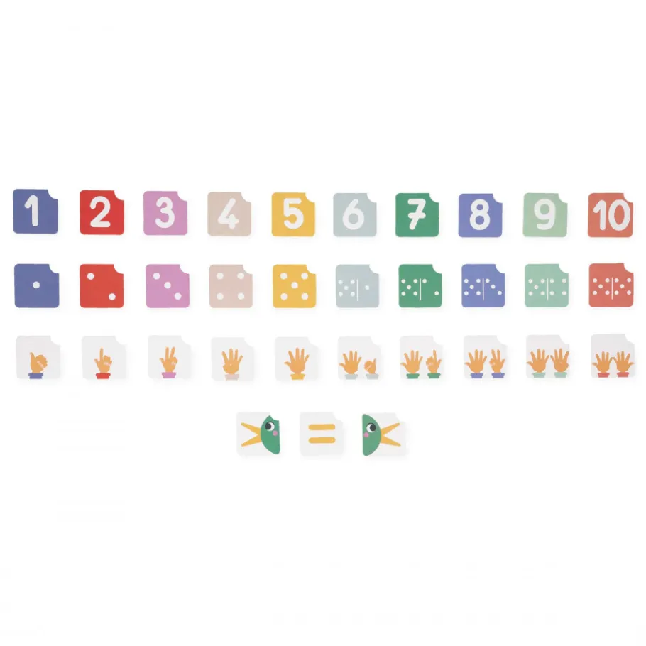 Janod Jeu Composition et Comparaison des nombres* Jeux Éducatifs Maternelle|Jeux Éducatifs Chiffres & Lettres