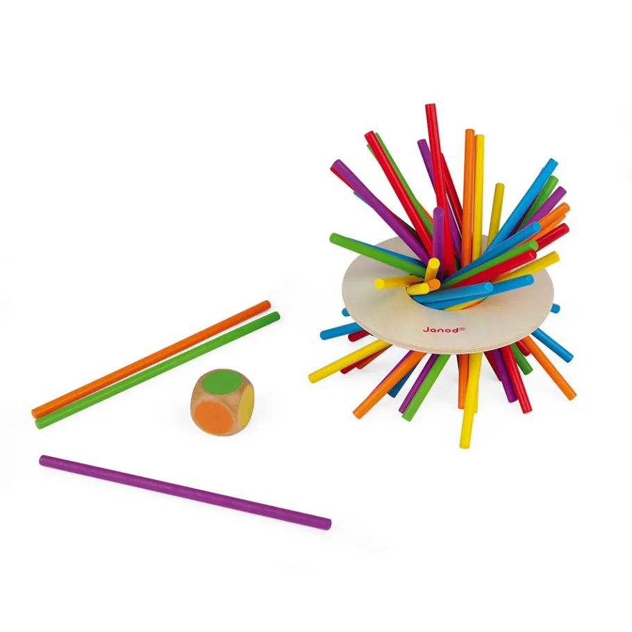 Janod Jeu d'Adresse - Crazy Sticks (bois)* Jeux D'Équilibre