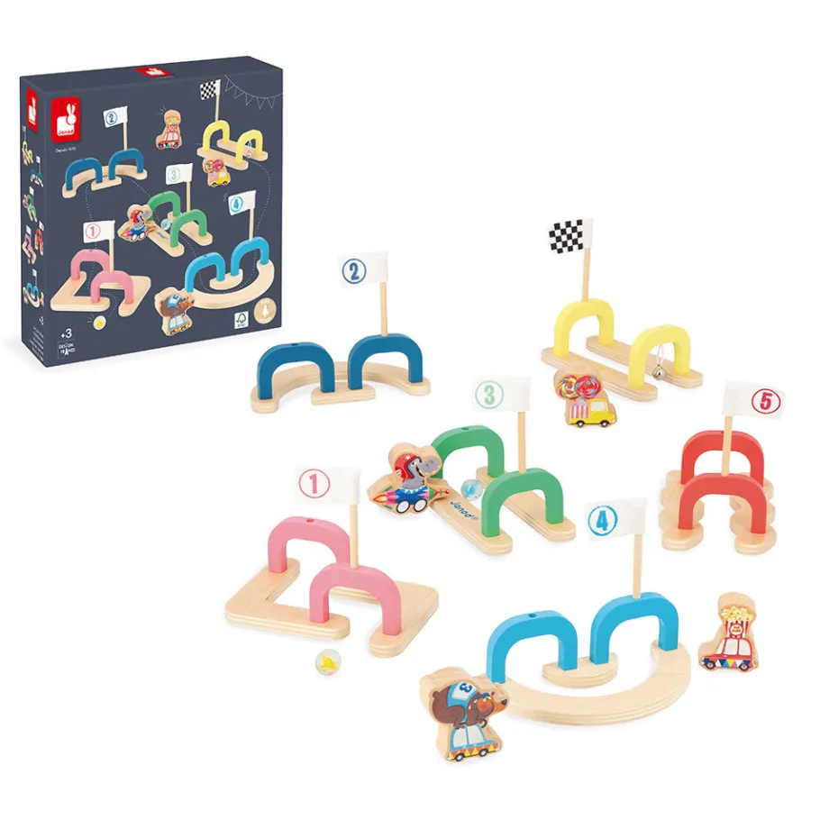 Janod Jeu de Billes Applepop* Billes & Toupies