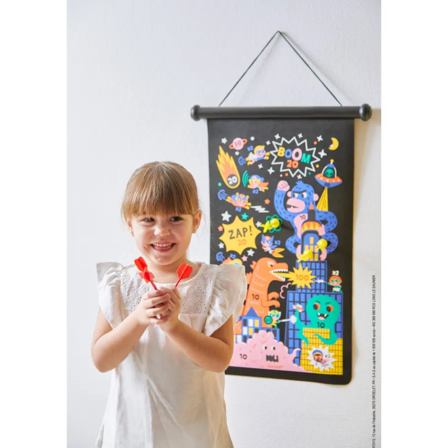 Janod Jeu de Fléchettes Magnétique Super-Héros* Jeux De Lancer