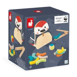Janod Jeu des Couleurs Pic Pic et des Chenilles - Partenariat WWF®* Jeux De Mémoire & D'Associations|Jeux Éducatifs Maternelle