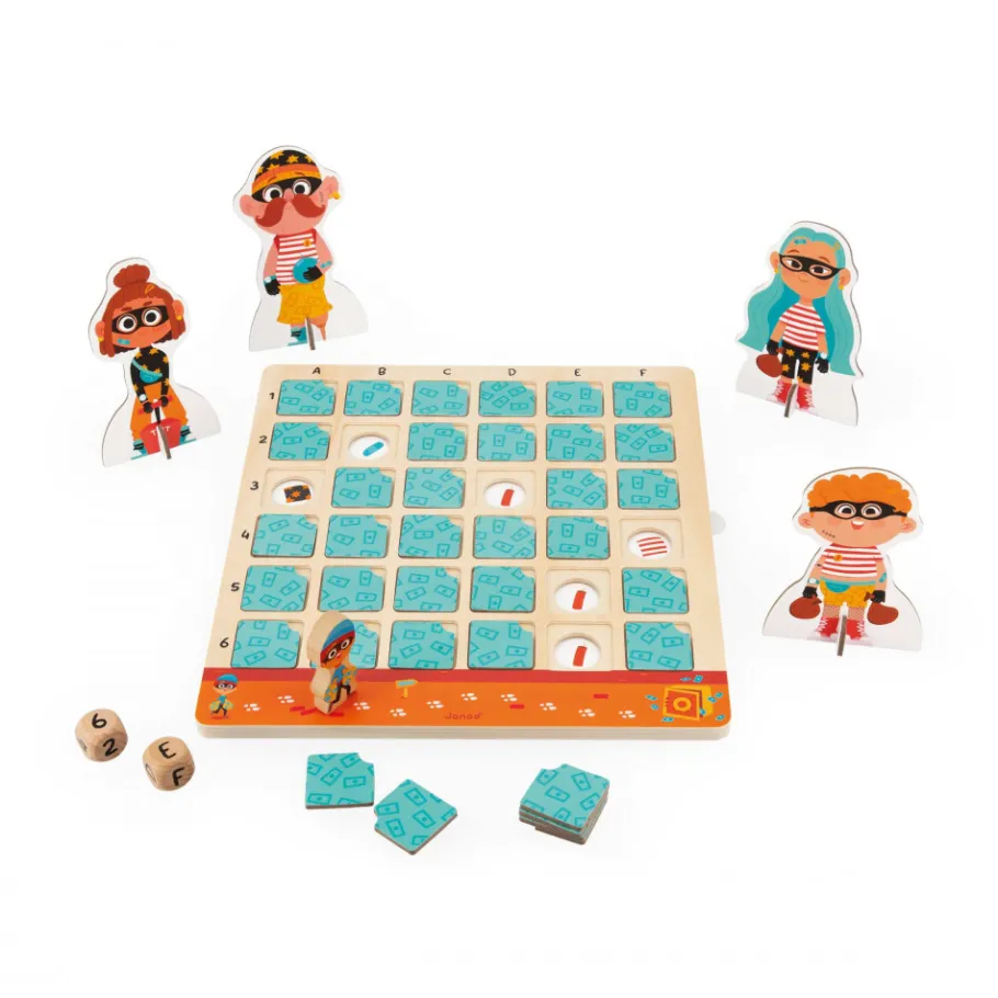 Janod Jeu Educatif - Bandit Project* Jeux De Rapidité & De Stratégie|Jeux Éducatifs Maternelle