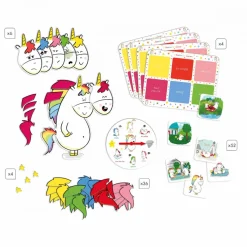 Janod Jeu Gaston la Licorne - Mes Emotions* Jeux De Rapidité & De Stratégie|Jeux De Parcours
