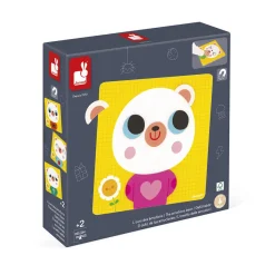 Janod Jeu Magnétique - L'Ours des Émotions* Jeux Éducatifs Maternelle|Jeux Éducatifs Magnétiques