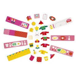 Janod Jeu Magnétique - Petit Chat des Rituels* Jeux Éducatifs Maternelle|Jeux Éducatifs Magnétiques