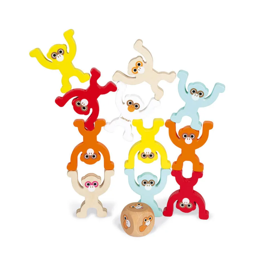 Janod Jeu Monkey Pyramid* Jeux D'Équilibre
