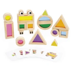 Janod Jeu Sensoriel - Blocs Translucides* Jeux De Construction|Formes & Couleurs