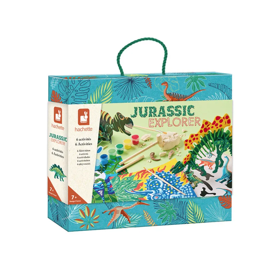 Janod Jurassic Explorer - Mallette Explorateur* Créations 3D|Cartes À Gratter