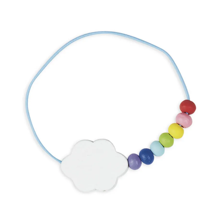 Janod Kit Créatif - 3 Bijoux Arc-En-Ciel à Créer* Collection "Les Ateliers Bijoux" & Les Perles