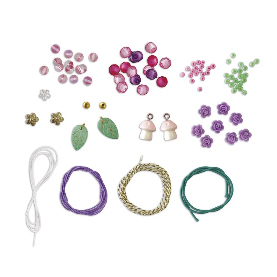Janod Kit Créatif - 7 Bijoux de Fées à Créer Magic Fairies* Collection "Les Ateliers Bijoux" & Les Perles