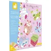 Janod Kit Créatif - 12 Boîtes en Papier Kawaii à Créer* Créations 3D|Collection "Les Ateliers Du Calme"