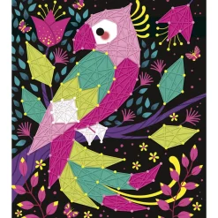 Janod Kit Créatif - Coffret 2 Tableaux Fils Tendus Animaux de la Jungle à Créer* Créations 3D|Crochet, Tricot & Laçage